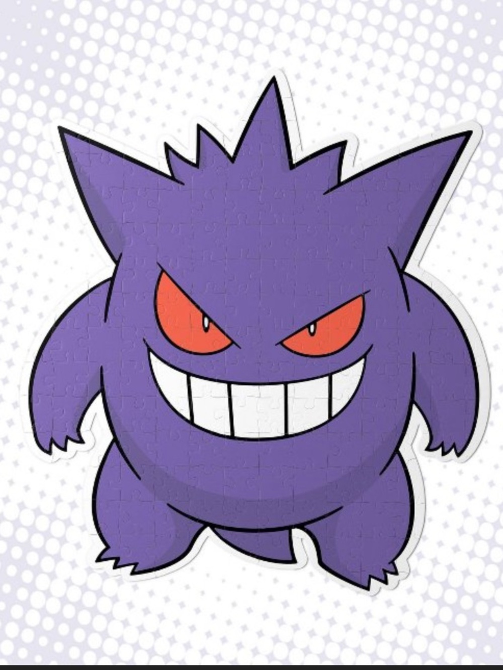 NIB Pokémon Gengar Puzzle - Purple Character Art
